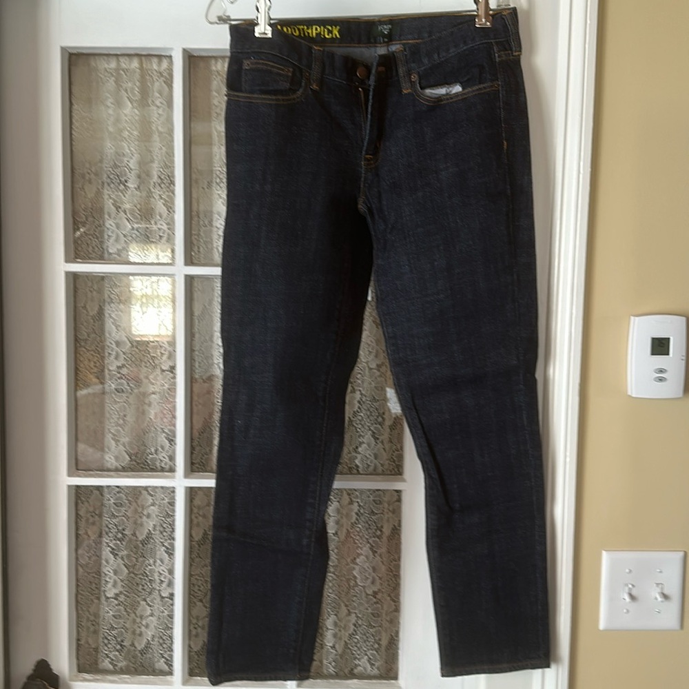 J Crew toothpick jeans. Size 29